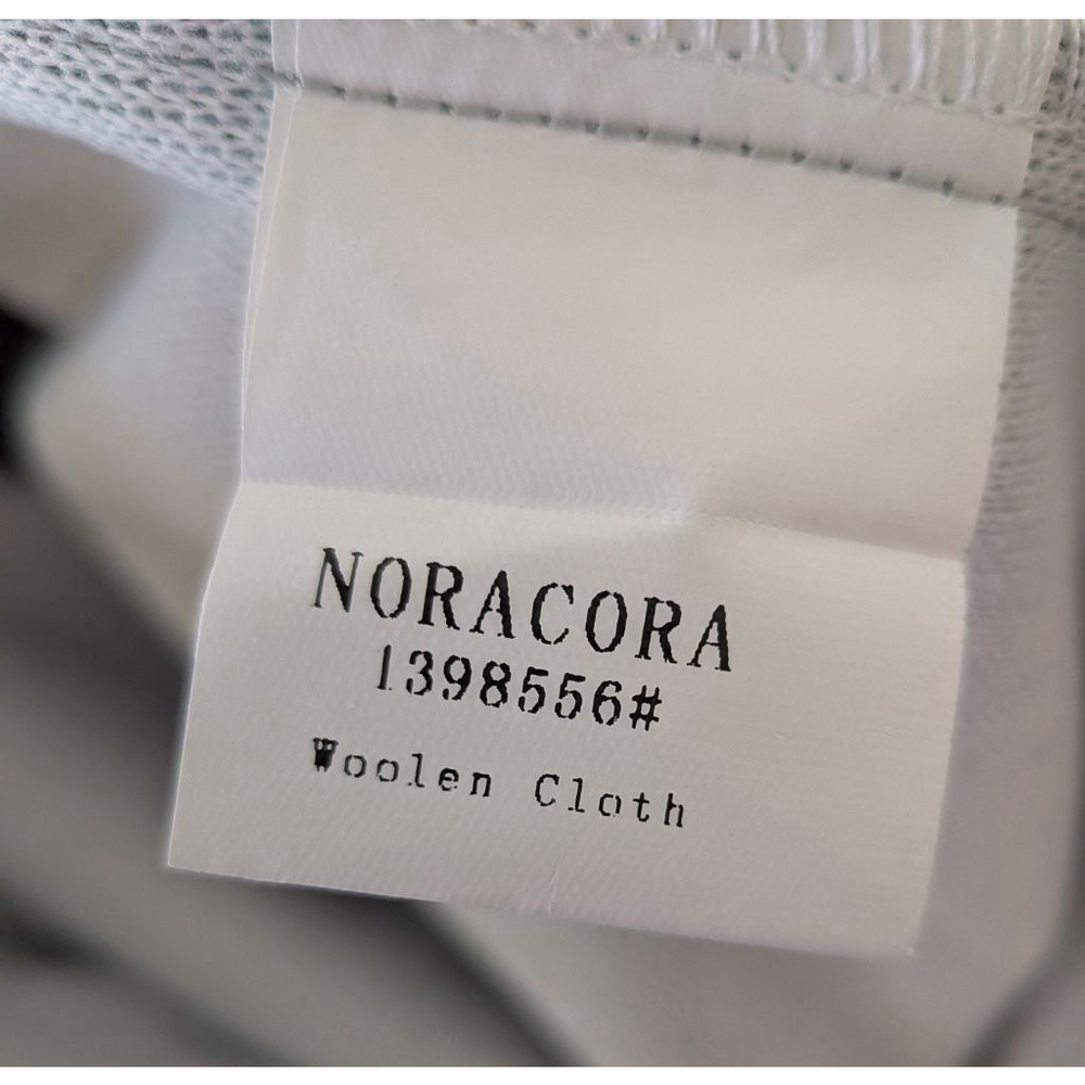 Women's Noracora Grey Coat with Black Buttons Size L - Picture 10 of 10